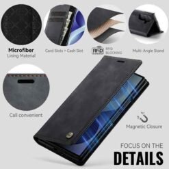 Galaxy Z Fold8 Ultra símaveski með RFID-vörn – svart - Image 5
