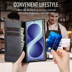 Galaxy Z Fold8 Ultra símaveski með RFID-vörn – svart - Image 11