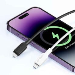 USB-C í Lightning hleðslusnúra 0,9 m – Anker MFi, svört - Image 6
