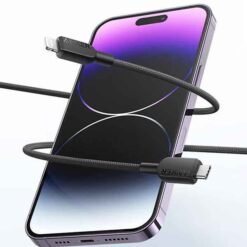 USB-C í Lightning hleðslusnúra 0,9 m – Anker MFi, svört - Image 5