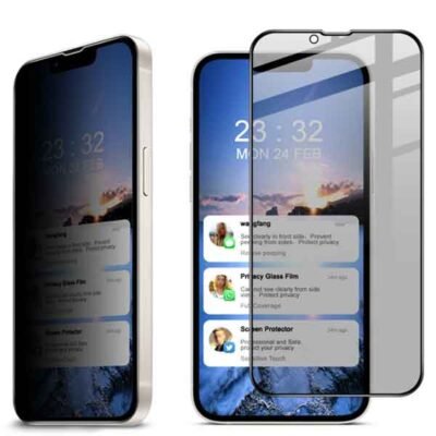 iPhone 14 Plus njósnavörn úr hertu gleri