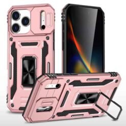 iPhone 18 Pro Max / 17 Pro Max höggþolið hulstur – bleikt