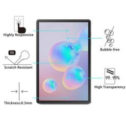 Galaxy Tab S7+ / S9 FE + skjávörn – hert gler - Image 3