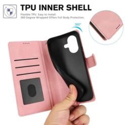 iPhone 16 bleikt símaveski með kortahólfum - Image 4