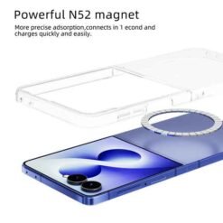 Galaxy Z Flip8 MagSafe símahulstur – glært - Image 3