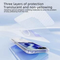 Galaxy Z Flip8 MagSafe símahulstur – glært - Image 4