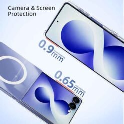 Galaxy Z Flip8 MagSafe símahulstur – glært - Image 5