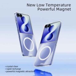 Galaxy Z Flip8 MagSafe símahulstur – glært - Image 8