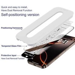 Oppo Find X9 IMAK skjávörn úr hertu gleri með ásetningarramma - Image 8