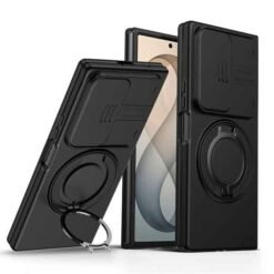 Galaxy Z Fold8 hulstur með myndavélahlíf - Svart