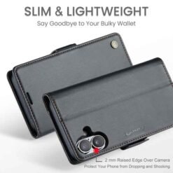 iPhone 16 símaveski með RFID vörn – svart - Image 4