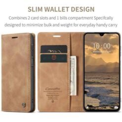 Galaxy A27 Caseme símaveski með kortahólfum - brúnt - Image 2