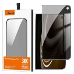 iPhone Fold ytri skjár njósnavörn – hert gler - Image 12