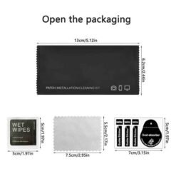 iPhone Fold ytri skjár njósnavörn – hert gler - Image 2