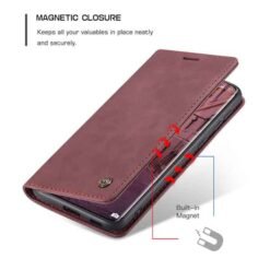 Xiaomi Mi 11 símaveski með 2 kortahólfum - Vínrautt - Image 3