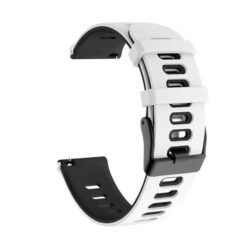 Garmin 20 mm sílikonól fyrir Vivoactive 3 / Venu –hvít/svört - Image 2