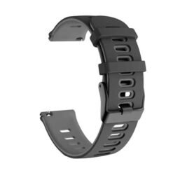 Garmin 20 mm sílikonól fyrir Vivoactive 3 / Venu – svört/grá - Image 2