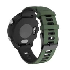 Garmin 20 mm sílikonól fyrir Vivoactive 3 / Venu –græn/svört - Image 4