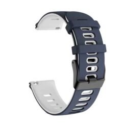 Garmin 20 mm sílikonól fyrir Vivoactive 3 / Venu –blá/hvít - Image 2