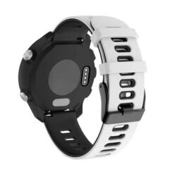 Garmin 22 mm sílikonól fyrir Vivoactive 4 / Venu 2 – svört/hvít - Image 3