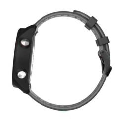 Garmin 22 mm sílikonól fyrir Vivoactive 4 / Venu 2 – svört/grá - Image 3