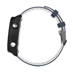 Garmin 22 mm sílikonól fyrir Vivoactive 4 / Venu 2 – blá/hvít - Image 4