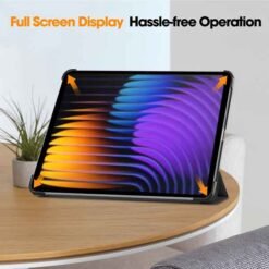 Xiaomi Pad 7 / 7 Pro þríbrjótanlegt hulstur með standi – svart - Image 8