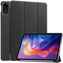 Xiaomi Redmi Pad 2 þríbrjótanlegt hulstur með standi – svart