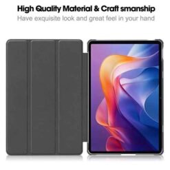 Xiaomi Redmi Pad 2 þríbrjótanlegt hulstur með standi – svart - Image 4