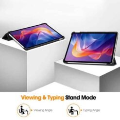 Xiaomi Redmi Pad 2 þríbrjótanlegt hulstur með standi – svart - Image 8