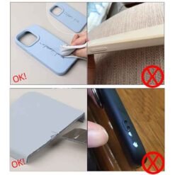 iPhone 12 símahulstur úr mjúku TPU - Svart - Image 5