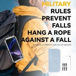 iPhone 18 Pro svart Full Armor símahulstur með skjávörn og MagSafe - Image 8