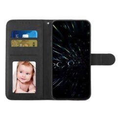 Oppo Reno 14 / 14 F símaveski með kortahólfum - Svart - Image 4