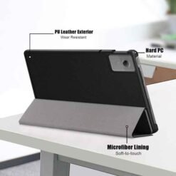 Lenovo Idea Tab 11 þríbrjótanlegt hulstur með standi – svart - Image 8