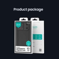 iPhone 17 Pro Max NILLKIN MagSafe símahulstur með myndavélarloku – svart - Image 4