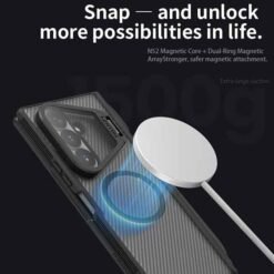 Galaxy Z Fold8 Ultra MagSafe símahulstur með myndavélarhlíf – svart - Image 3