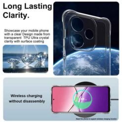 Oppo A5 Pro glært hulstur með loftpúðahornum - Image 5