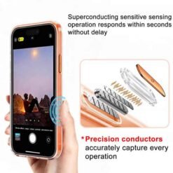iPhone 18 Pro Max appelsínugult MagSafe hulstur með mjúkri áferð - Image 7