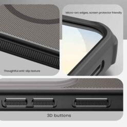 Galaxy S26 NILLKIN MagSafe símahulstur – glært/svart - Image 3