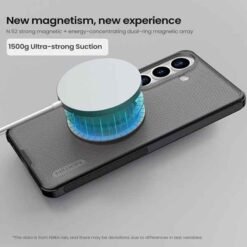 Galaxy S26 NILLKIN MagSafe símahulstur – glært/svart - Image 10