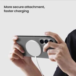 Galaxy S26 NILLKIN MagSafe símahulstur – glært/svart - Image 11