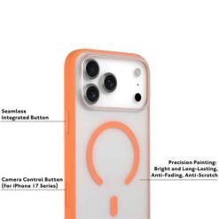 iPhone 17 Pro Max YOUNGKIT MagSafe símahulstur – svart - Image 3