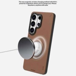 Galaxy S26 Ultra YOUNGKIT MagSafe símahulstur með standi – svart - Image 4