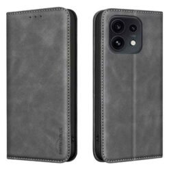 Oppo Reno 16F / 16FS símaveski með kortahólfum - Svart