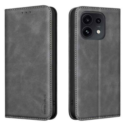 Oppo Reno 16F / 16FS símaveski með kortahólfum - Svart