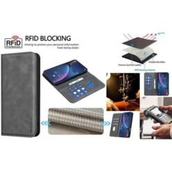 Oppo Reno 16F / 16FS símaveski með kortahólfum - Svart - Image 5
