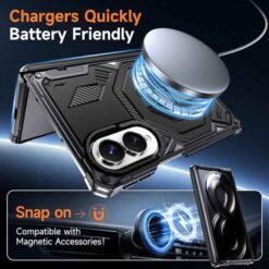 Galaxy Z Fold8 MagSafe símahulstur með standi – svart - Image 4