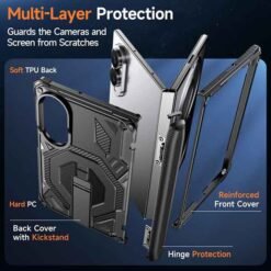 Galaxy Z Fold8 MagSafe símahulstur með standi – svart - Image 6
