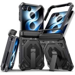 Galaxy Z Flip8 MagSafe símahulstur með standi – svart