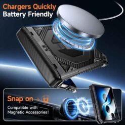 Galaxy Z Flip8 MagSafe símahulstur með standi – svart - Image 3